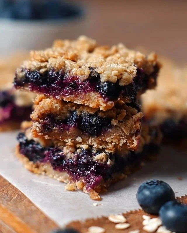 Blueberry Oatmeal Bars