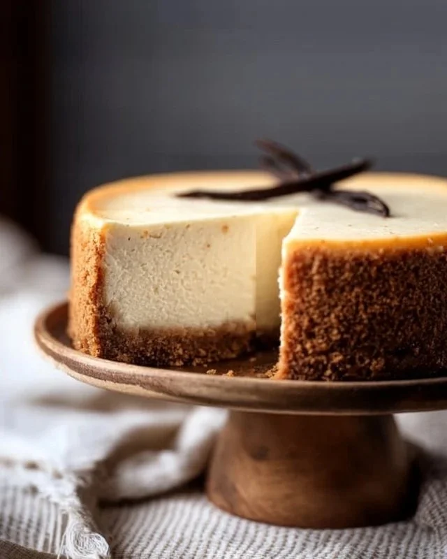 Brown Butter Vanilla Bean Cheesecake