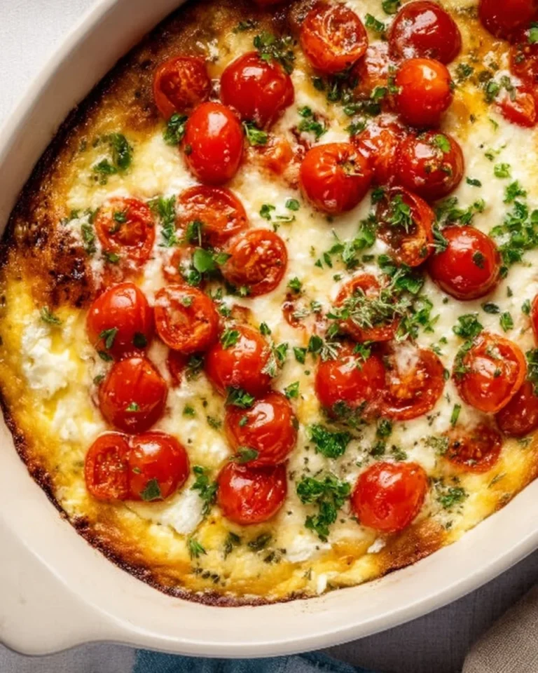 Delicious Caprese Dip with tomatoes, mozzarella, and basil served in a bowl.
