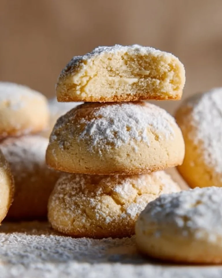 Deliciously chewy almond cookies on a baking tray, ready for serving