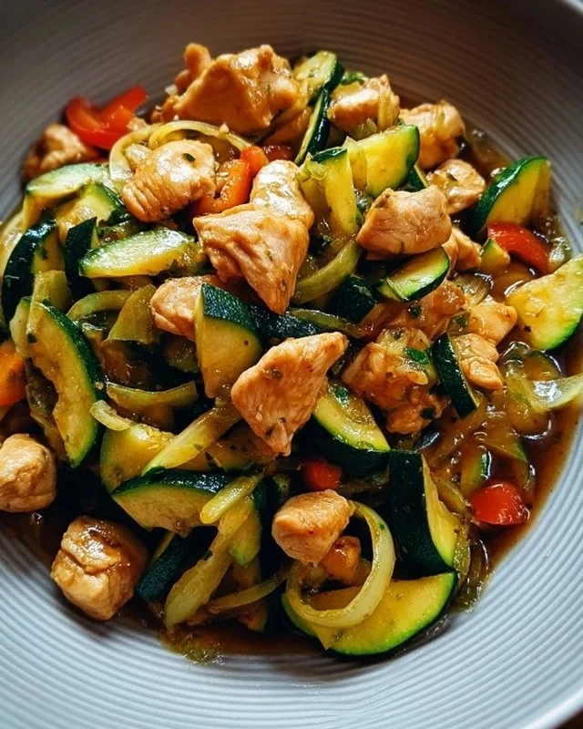 Chicken Zucchini Stir Fry