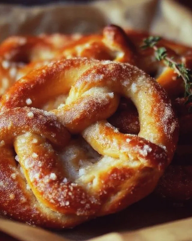 Cinnamon Sugar Soft Pretzels