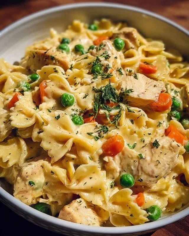 Classic Chicken Pot Pie Pasta