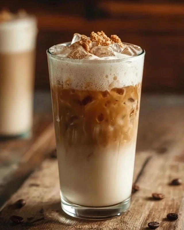 Cookie Butter Iced Chai Latte