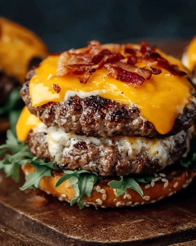 Delicious Crack Burgers, the ultimate burger recipe for grilling enthusiasts