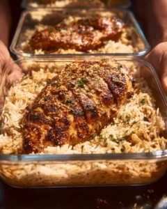 Creamy Cajun Chicken and Rice Bowls with vibrant spices and fresh ingredients