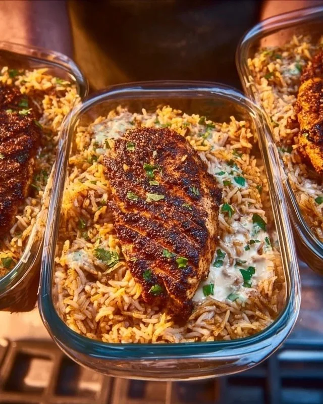 Creamy Cajun Chicken and Rice Bowls