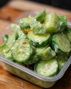 Delicious cucumber snack on a plate