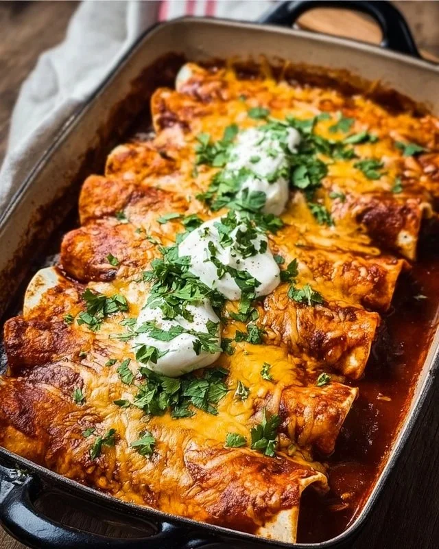Delicious Chicken Enchiladas