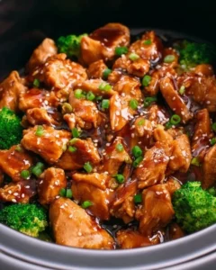 Dump and Go Crockpot Teriyaki Chicken recipe with flavorful sauce