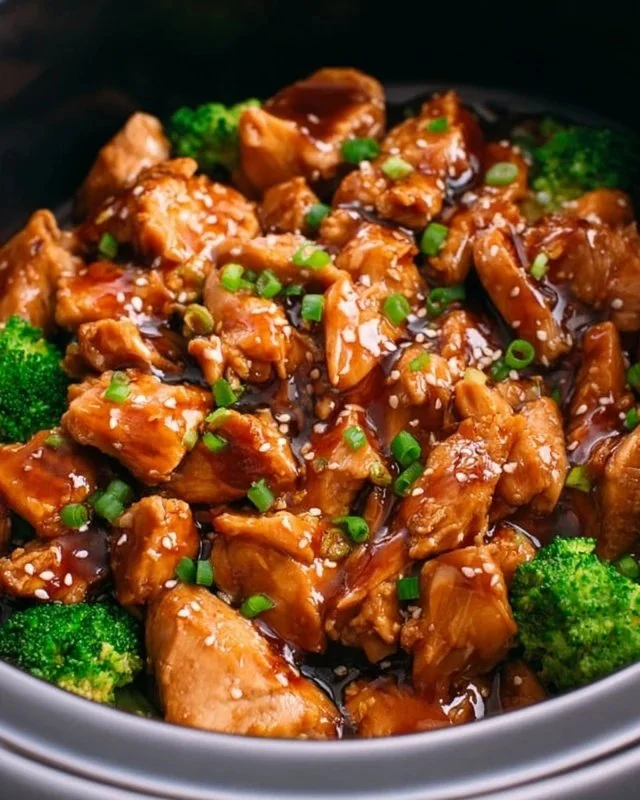 Dump and Go Crockpot Teriyaki Chicken recipe with flavorful sauce