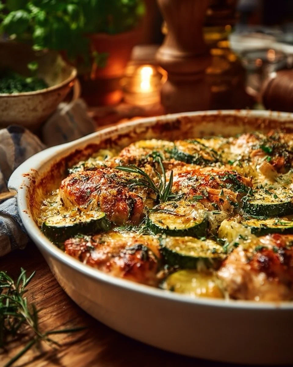 Easy Chicken Zucchini Bake