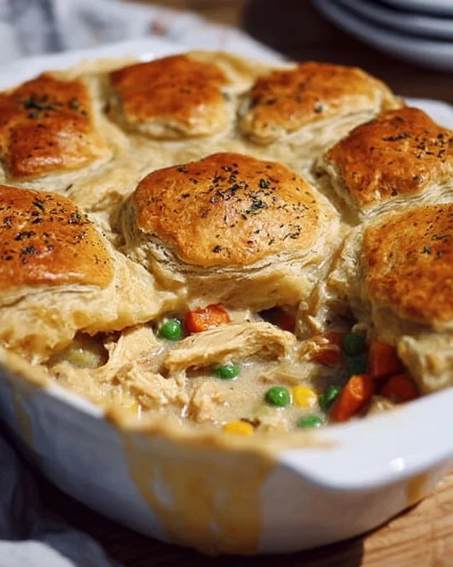 Easy Homemade Chicken Pot Pie Casserole