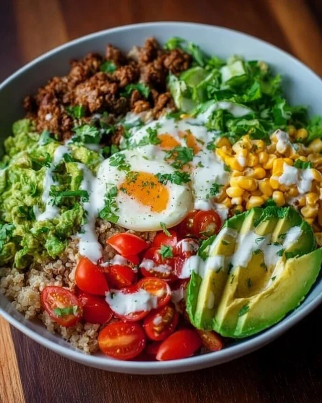 Easy Low Carb Burrito Bowl - 25min Breakfast Protein-Packed