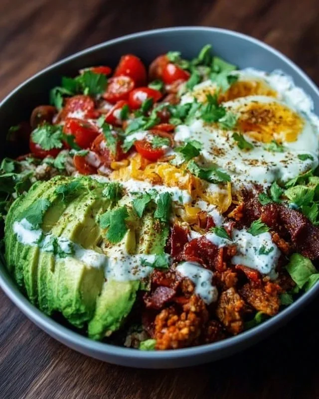 Easy Low Carb Burrito Bowl - 25min Breakfast Protein-Packed