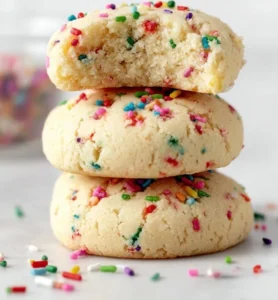 Gluten-free almond flour shortbread cookies made with three simple ingredients