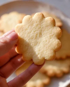 Delicious gluten-free shortbread cookies arranged on a plate