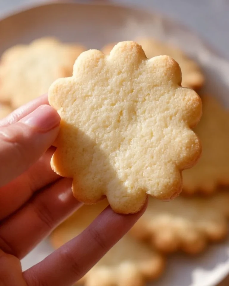 Delicious gluten-free shortbread cookies arranged on a plate