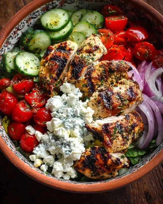 Greek Chicken Bowls