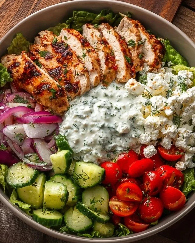 Greek Chicken Bowls