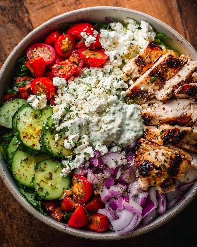 Greek Chicken Bowls
