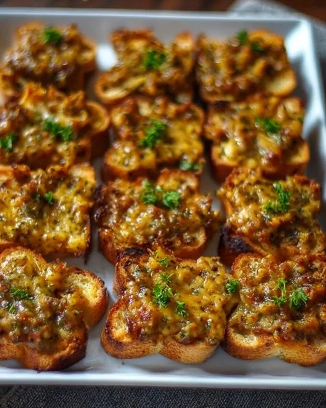 Hanky Panky appetizers served on a platter, perfect for parties and gatherings.