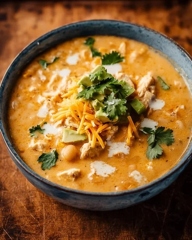 Healthy High Protein White Chicken Chili