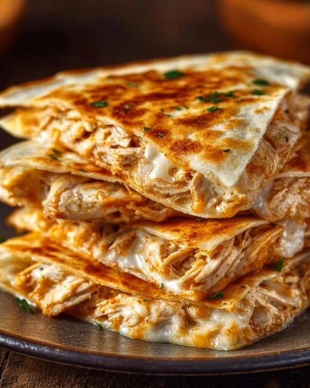 High-Protein Chicken Ranch Quesadilla