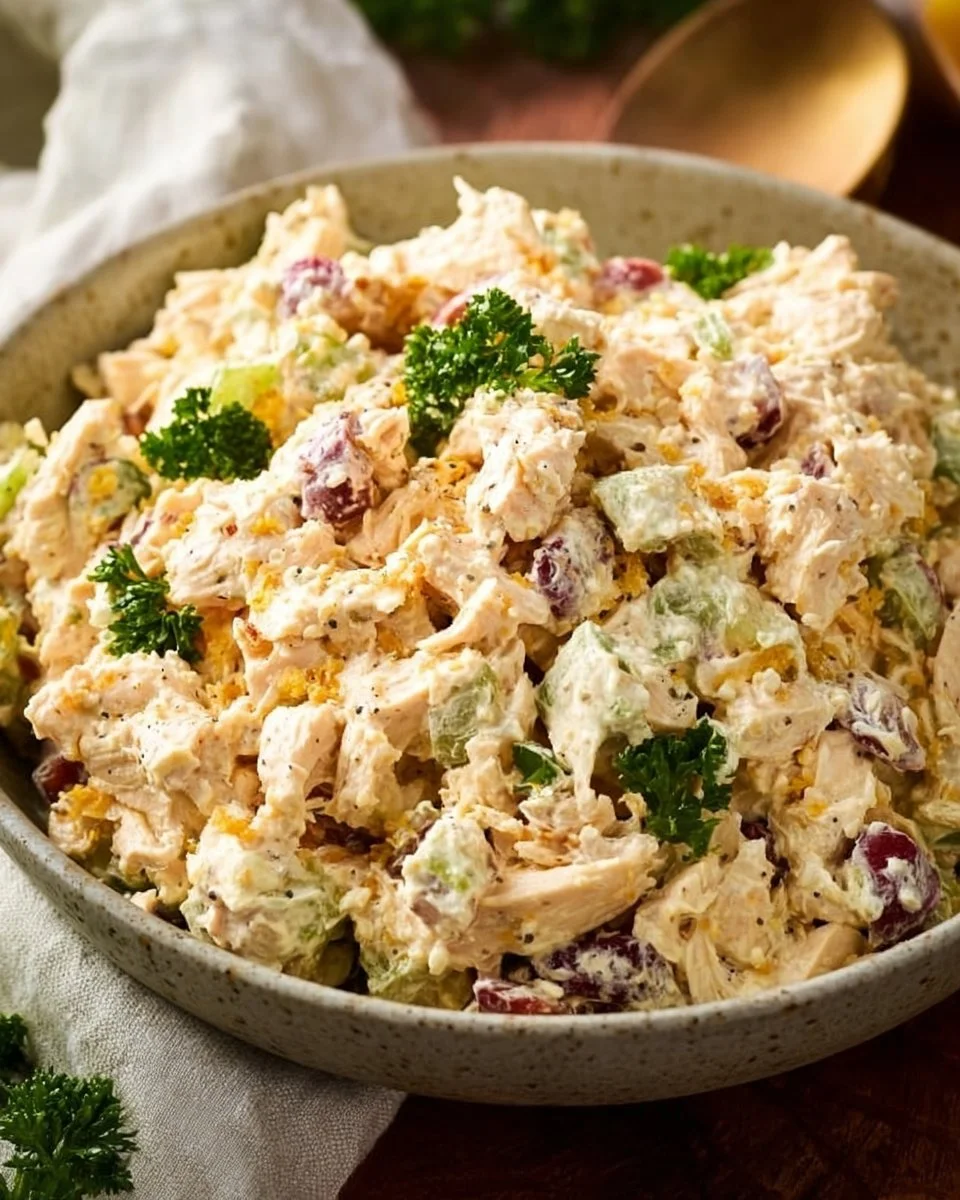High Protein Cottage Cheese Chicken Salad