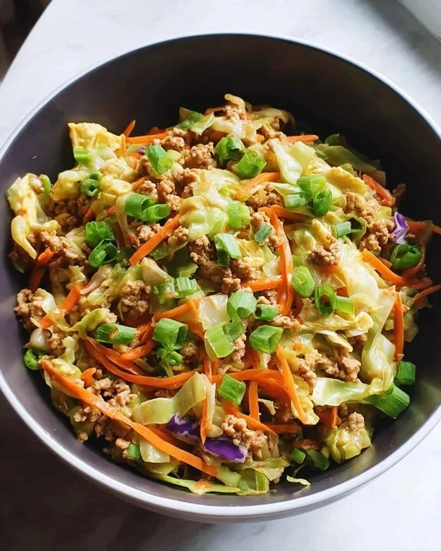 High Protein Egg Roll In A Bowl