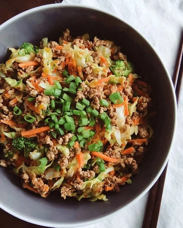 High Protein Egg Roll In A Bowl