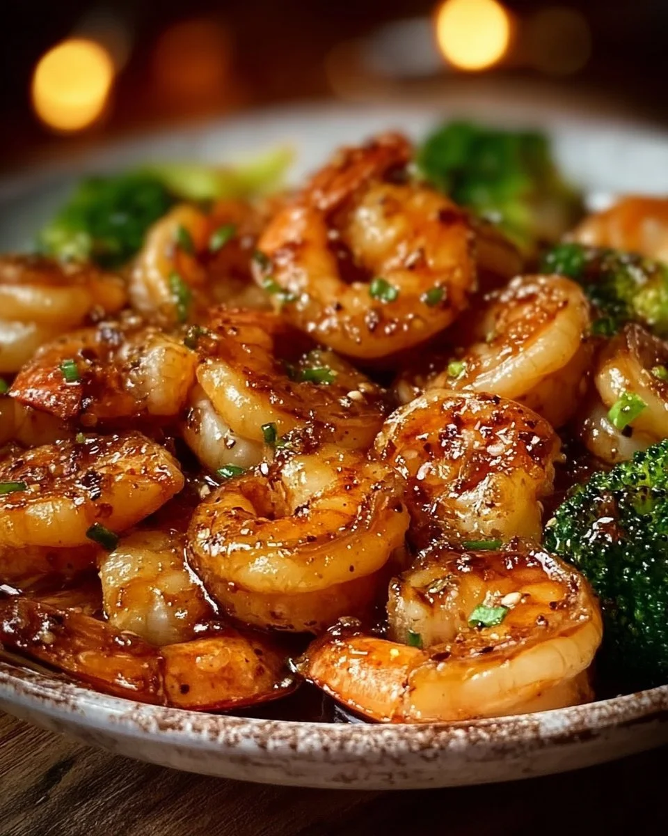 High-Protein Honey Garlic Shrimp
