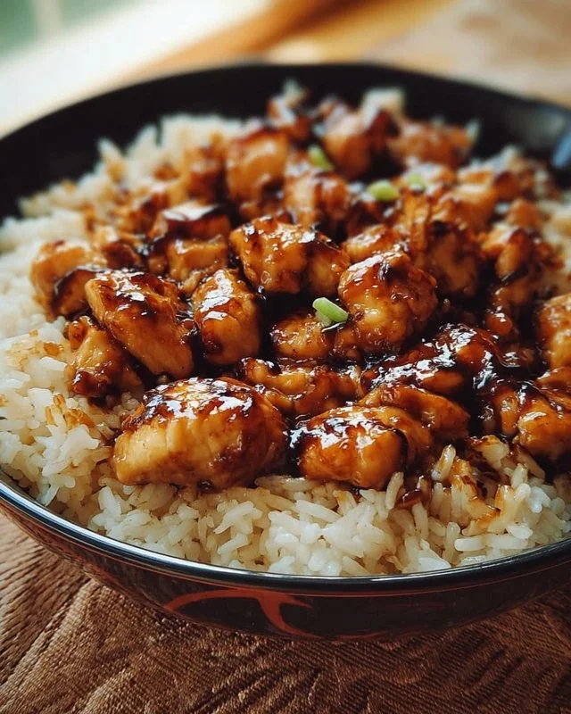 Honey BBQ Chicken Rice