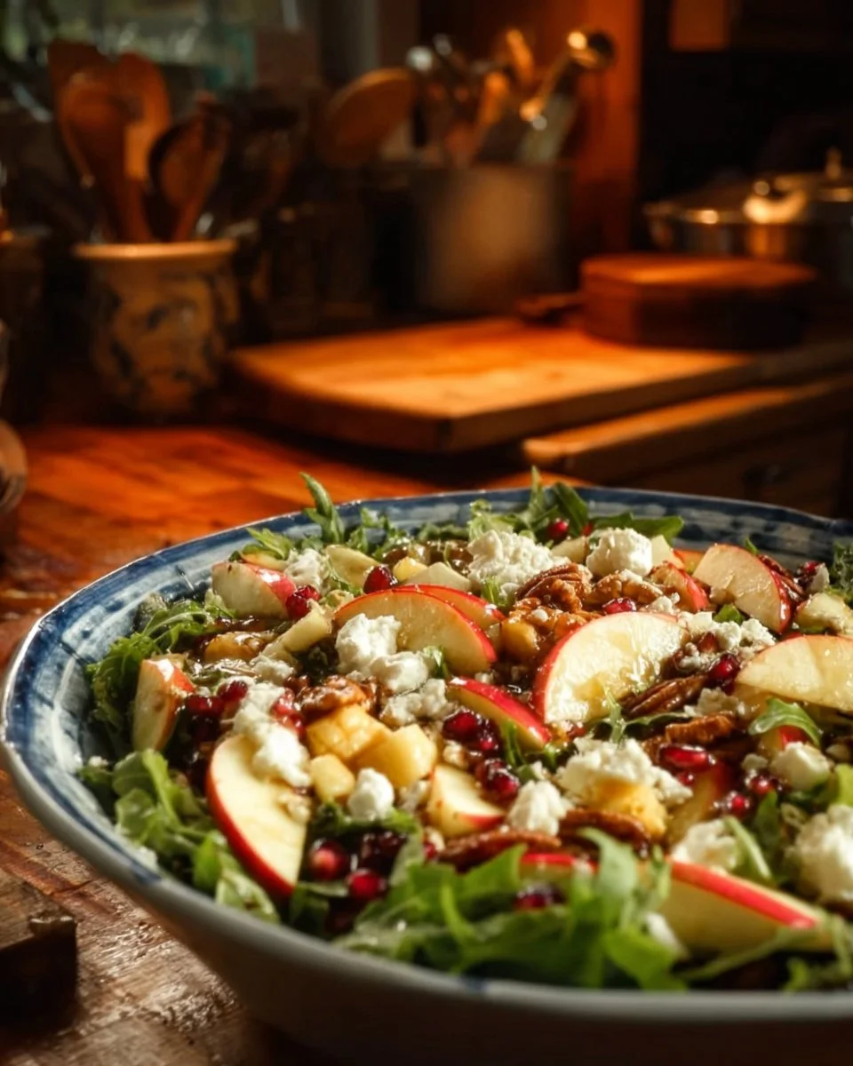 Honeycrisp Apple and Feta Salad