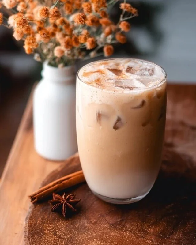 Iced Pumpkin Cream Chai Tea Latte