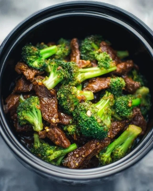 Delicious Instant Pot beef and broccoli dish served with rice.
