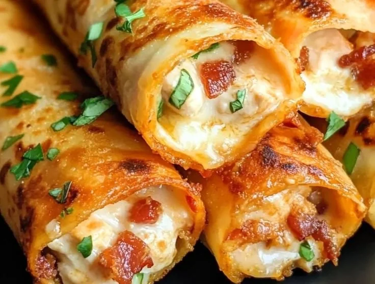 Keto Chicken Bacon Ranch Taquitos