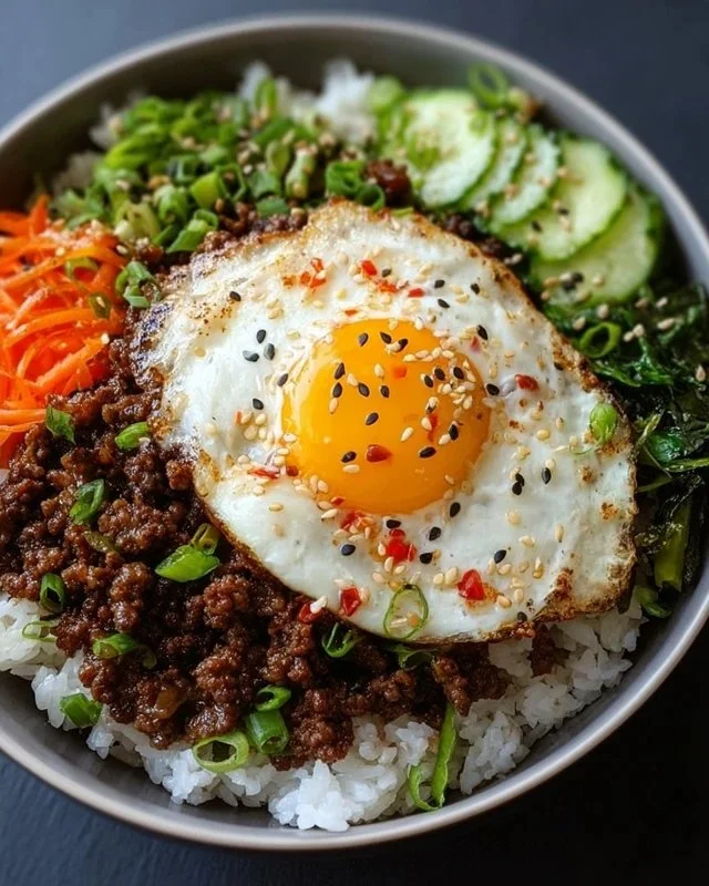 Korean Ground Beef Bowl