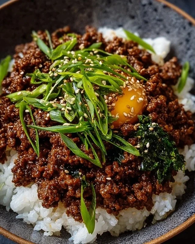 Korean Ground Beef Bowl
