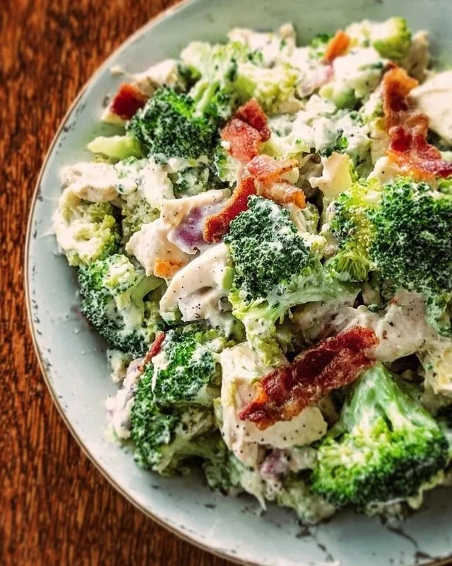 Low Carb Chicken Broccoli Salad