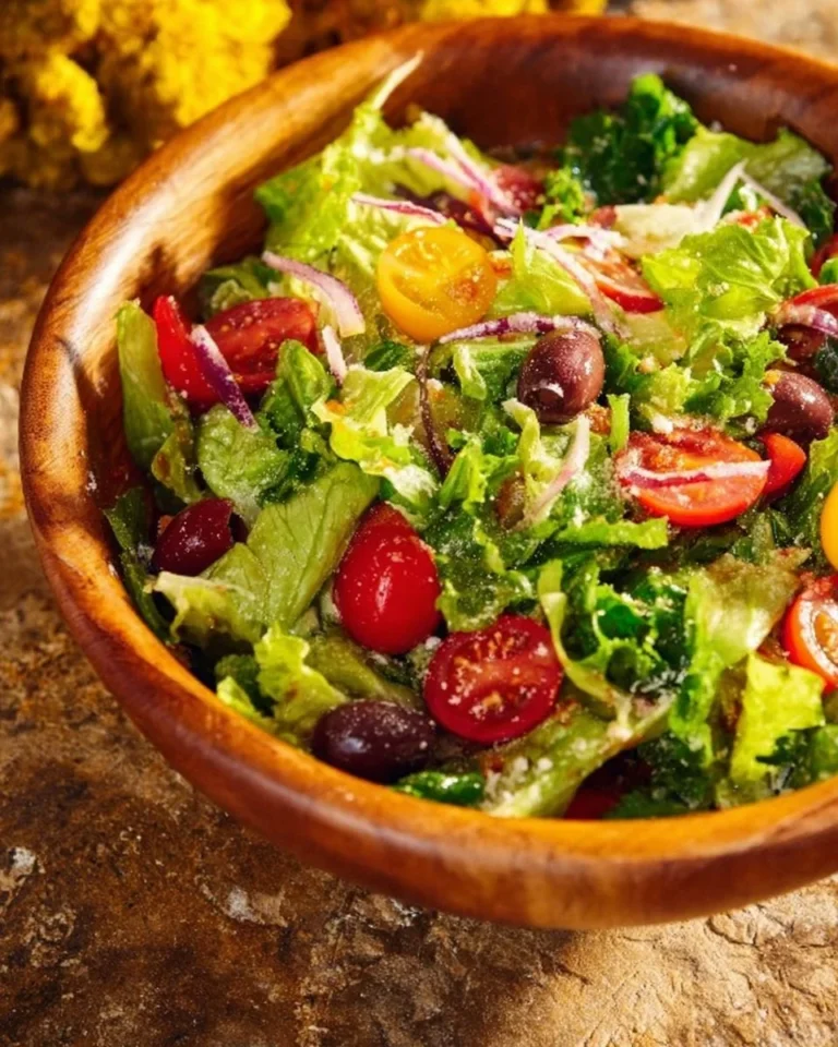 Delicious Massive Classic Italian Salad with fresh vegetables and toppings