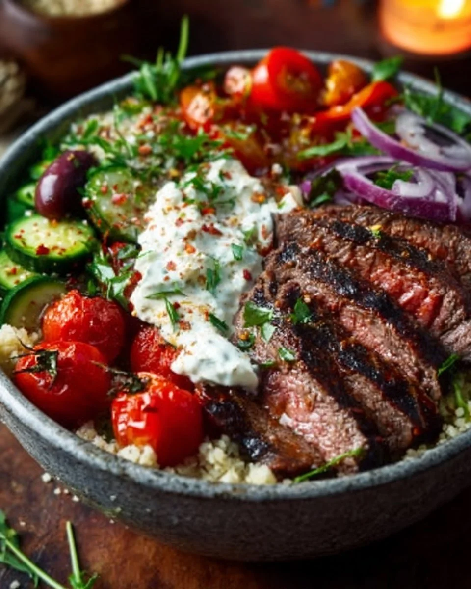 Mediterranean Steak Bowl