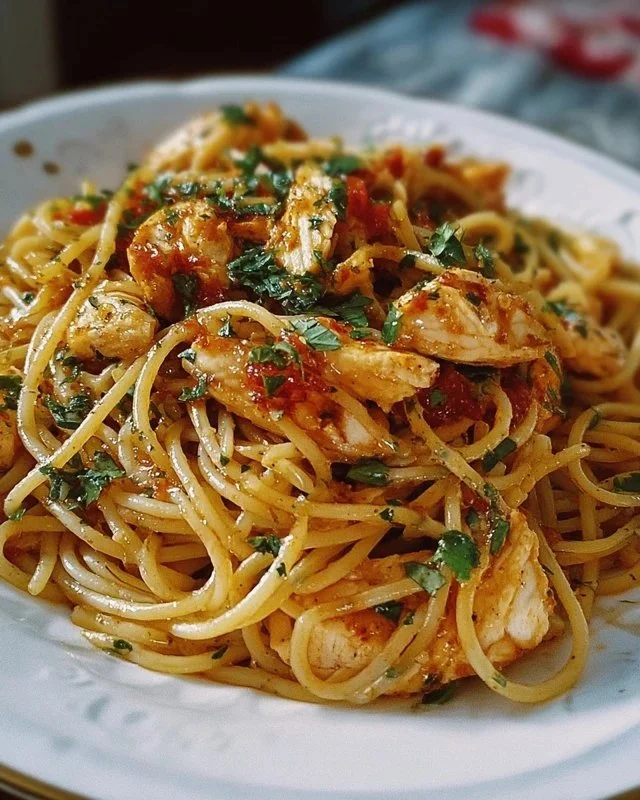 Monterey Chicken Spaghetti