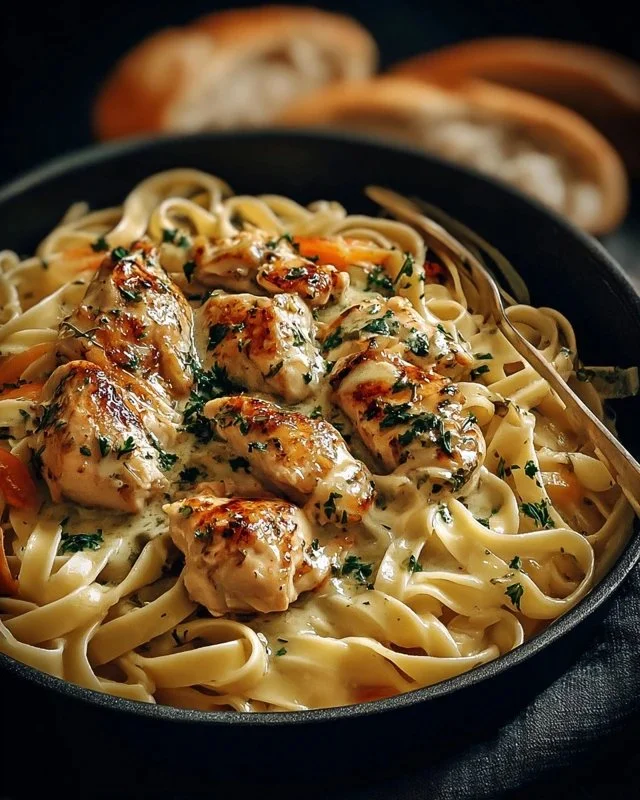 One-Pan Chicken with Buttered Noodles