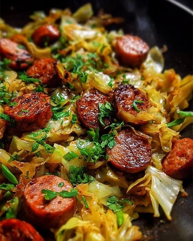 Sausage and Cabbage Stir Fry