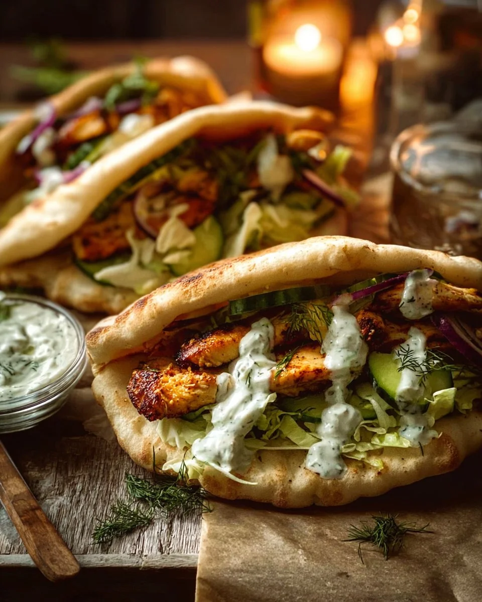 Sheet Pan Chicken Pitas with Herby Ranch