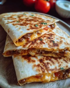 Delicious Smashburger Quesadillas filled with savory ingredients