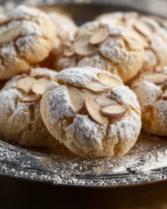 Soft and chewy Italian almond cookies recipe - Amaretti