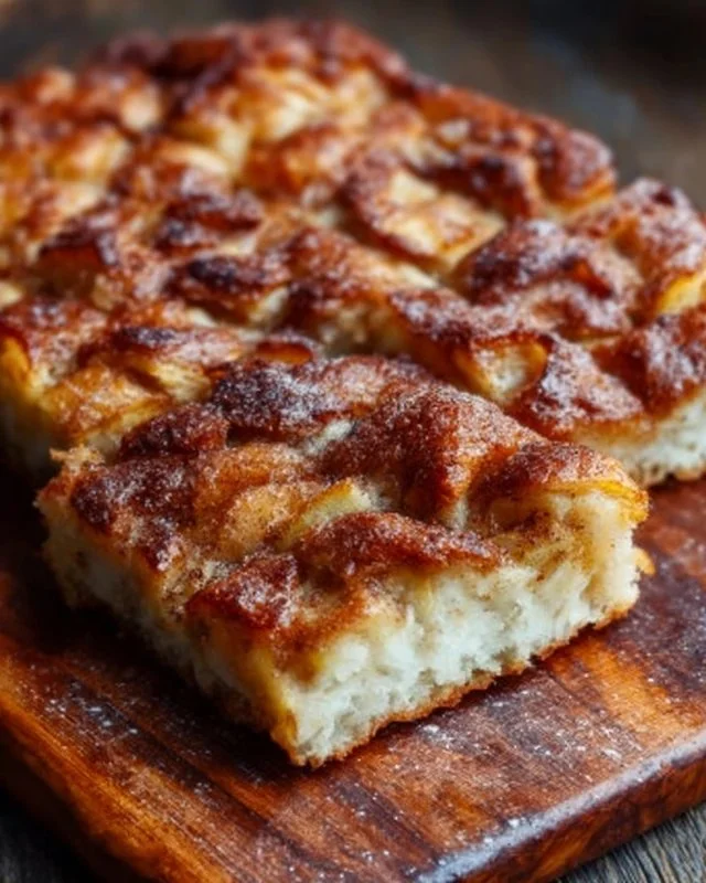Sourdough Apple Fritter Focaccia