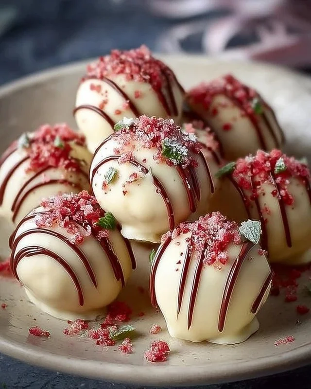 Strawberry Cheesecake Truffle Balls